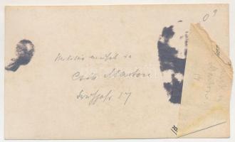 1917 Csíkszentmárton, Sanmartin; első világháború, katonai zenekar / WWI K.u.k. military band. photo...