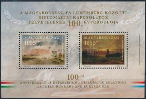 2024 A Magyarország és Luxemburg közötti diplomáciai kapcsolatok felvételének 100. évfordulója blokk