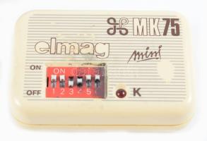 Elmag MK75 hordozható mini elektrostimulátor, nem működik (elemcserére szorul?), tokjában