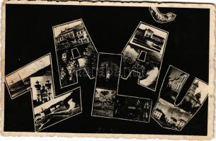 1940 Zilah, Zalau; mozaiklap / multi-view postcard (fl)