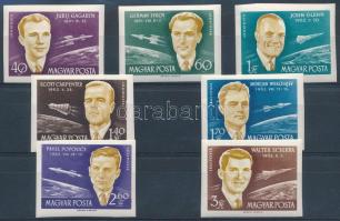 1962 A világűr meghódítói vágott sor (60f, 1,70Ft kis törések / small folds)