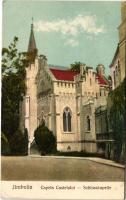 1928 Zsombolya, Hatzfeld, Jimbolia; Csekonics kastély kápolnája. Szerelmy &amp; Co. kiadása / Sc...