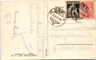 1928 Zsombolya, Hatzfeld, Jimbolia; Csekonics kastély kápolnája. Szerelmy &amp; Co. kiadása / Sc...