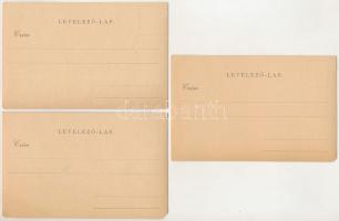 3 db RÉGI (1905 előtti) magyar hölgyek litho művészlap vegyes minőségben (Szénásy) / 3 pre-1905 Hung...