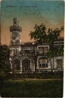 1922 Zsombolya, Hatzfeld, Jimbolia; Gróf Csekonics kastély / castle (EB)
