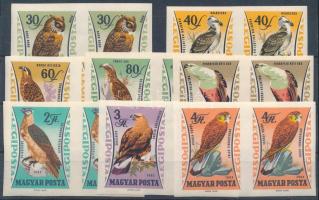 1962 Madarak IV. - Ragadozó madarak vágott sor párokban (20.000)
