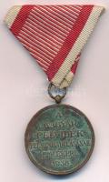 1938. "Felvidéki Emlékérem, II. Rákóczi Ferenc" bronz kitüntetés mellszalagon T:VF patina,...