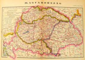cca 1930 Szécsi Ferenc: Statisztikai - földrajzi világatlasz. 64 színes térképpel, táblázatokkal. Bp...