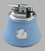 Wedgwood jasperware angol porcelán öngyújtó, jelzett, hibátlan, m: 7 cm