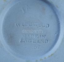 Wedgwood jasperware angol porcelán öngyújtó, jelzett, hibátlan, m: 7 cm