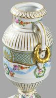 Potschappel Dresden váza, jelzett, hibátlan, m: 20,5 cm