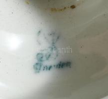 Potschappel Dresden váza, jelzett, hibátlan, m: 20,5 cm