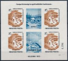 1973 Európai Biztonsági és együttműködési konferencia I. - Helsinki vágott blokk (25.000)