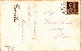 1943 Mohács, Duna-part. photo (fl)