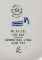 1970-1971 Royal Copenhagen 2 darab dísztányér, jelzett, hibátlan, 18 cm