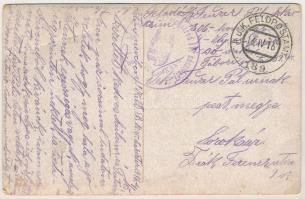 1916 'Ha levelet kapunk...' Osztrák-magyar katonai művészlap, levél, üzenet, katonák / WWI...