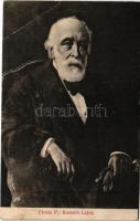 1908 Kossuth Lajos. Könyves Kálmán magyar műkiadó r.-t. Hátoldalon sorsjegy a Szegénygyermek Polikli...