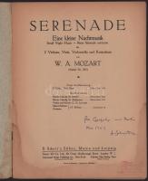 Alfred Schnittke (1934-1998) szovjet-orosz zeneszerző aláírása kotta címlapján / Sheet music signed ...