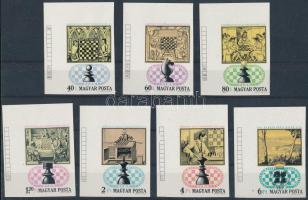 1974 Sakk (II.) ívsarki vágott sor (**25.000)