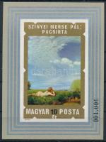 1974 Festmény (XIII.) - Szinyei Merse Pál vágott blokk
