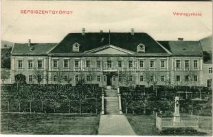Sepsiszentgyörgy, Sfantu Gheorghe; Vármegyeháza. Benkő M. kiadása / county hall