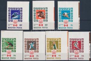 1976 Olimpia (VII.) - Montreal ívsarki vágott sor