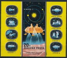 1976 Bolygókutatás vágott blokk