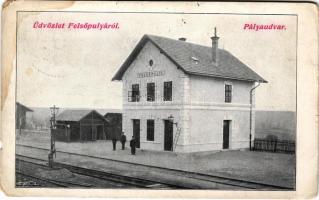 Felsőpulya, Oberpullendorf; Pályaudvar, vasútállomás / Bahnhof / railway station (EM)
