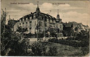 1923 Swinoujscie, Swinemünde; An der Waterkant / street (EK)
