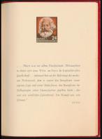 NDK 1953 Karl Marx sor külön nyomat kartonpapíron könyv formában, jó állapotban