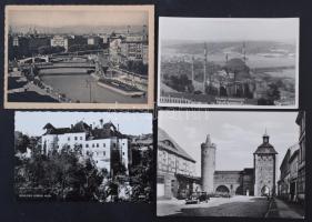102 db modern külföldi városképes lap