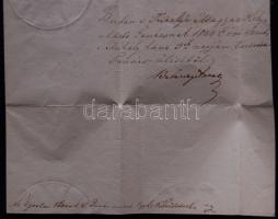 1845 Helytartótanácsi levél az Ágostai Dunántúli Egyházkerületnek Mérey Sándor Helytartótanácsi alel...