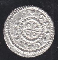 I.Géza 1074-1077. Denár Ag MÉE-váci (ÉH-13.) kiadás T:1 RRR! Csak 200db volt verhető! 62. számú tanú...