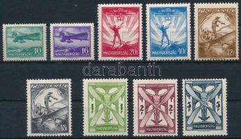 1933 Repülő II. sor (100.000) (néhány értéken kisebb-nagyobb hibák / various flaws)