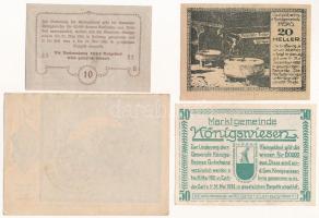 Ausztria 1920. 10h + 20h + 50h (2xklf) T:XF-F
Austria 1920. 10 Heller + 20 Heller + 50 Heller (2xdi...