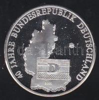 Németország 1989. "A német szabadság napja" Ag emlékérem T:PP tanúsítvánnyal!