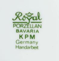 Royal KMP porcleán váza. Matricás, jelzett, hibátlan 17 cm