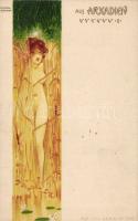 Aus Arkadien I litho s: Raphael Kirchner