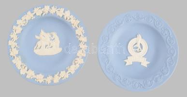 2 db Wedgewood porcelán tálka. Jelzett, hibátlan, eredeti dobozában d: 12 cm