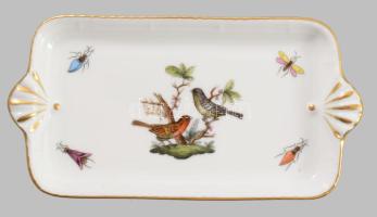 2 db Herendi Rotschild mintás tálka. Kézzel festett, jelzett, hibátlan,15 x 7,5 cm