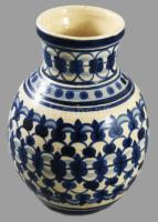 Régi kőedény váza, jelzés nélkül, m: 19 cm