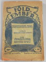 1921 - 1930 Föld és ember. Tudományos szemle folyóirat kötetei. Közte: 1921-1923 I-III. évf. [egybek...