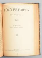 1921 - 1930 Föld és ember. Tudományos szemle folyóirat kötetei. Közte: 1921-1923 I-III. évf. [egybek...