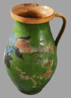 Köcsög. Mezőtúr, cca 1900, mázhibákkal, m: 25 cm