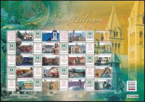 2009 Pécs bélyegem teljes ív (17.500)