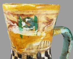 Bokály. Zilah / Beszterce, 19. sz. eleje, restaurált, m: 16 cm