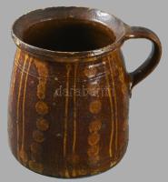 Fazék. Dunántúl, 19. sz. vége, mázhibával, m: 19 cm