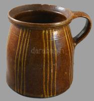 Fazék. Dunántúl, 19. sz. vége, mázhibával, m: 19 cm