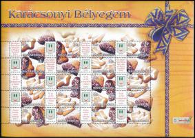2004 Karácsony bélyegem - Sütemények promóciós teljes ív sorszám nélkül (12.500)