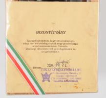 1956 Tokaji Aszú 5 puttonyos, édes fehér desszertbor, fa kalitkában, bontatlan csomagolásban, nemzet...